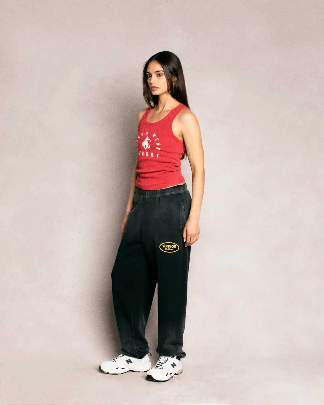 Vanson X Cherry Sweatpants (Vintage Black)