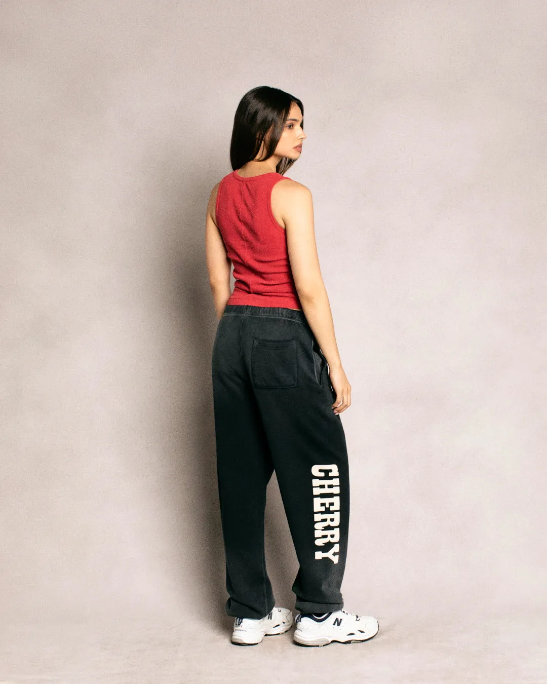 Vanson X Cherry Sweatpants (Vintage Black)