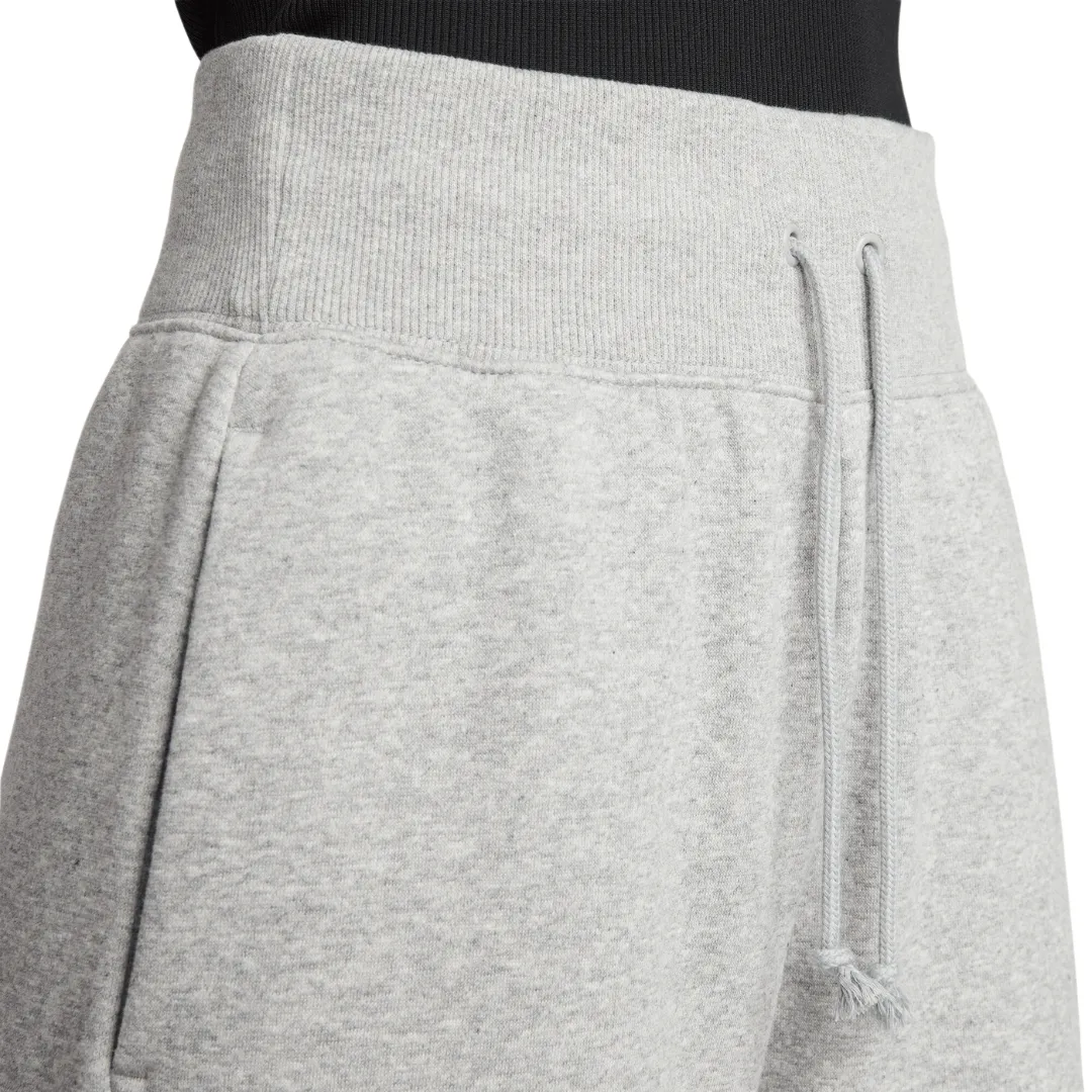 Women's Nike Sportswear Phoenix Fleece Wide-Leg Sweatpants - DK Heather Grey/Sail